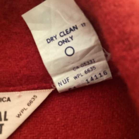 Vintage Boy Scouts Of America Red Wool Shirt Jacket Made In USA Size 38 - Picture 10 of 16